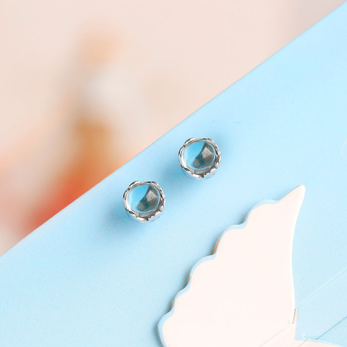 Blue Mermaid Tear Earrings