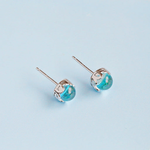 Blue Mermaid Tear Earrings