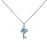 Blue Aurora Diamond Planet Necklace