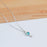 Blue Aurora Diamond Planet Necklace