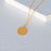 Elizabeth Round Coin Pendant