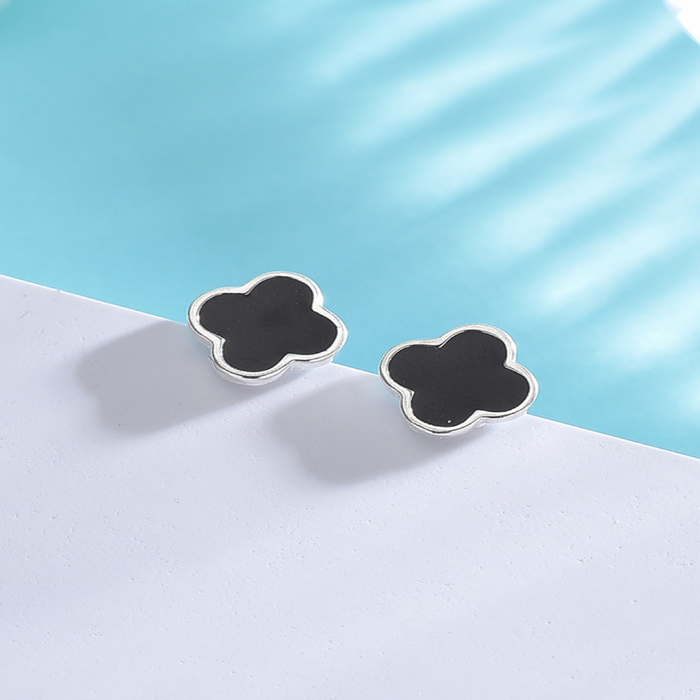 Mix Design Black Earrings